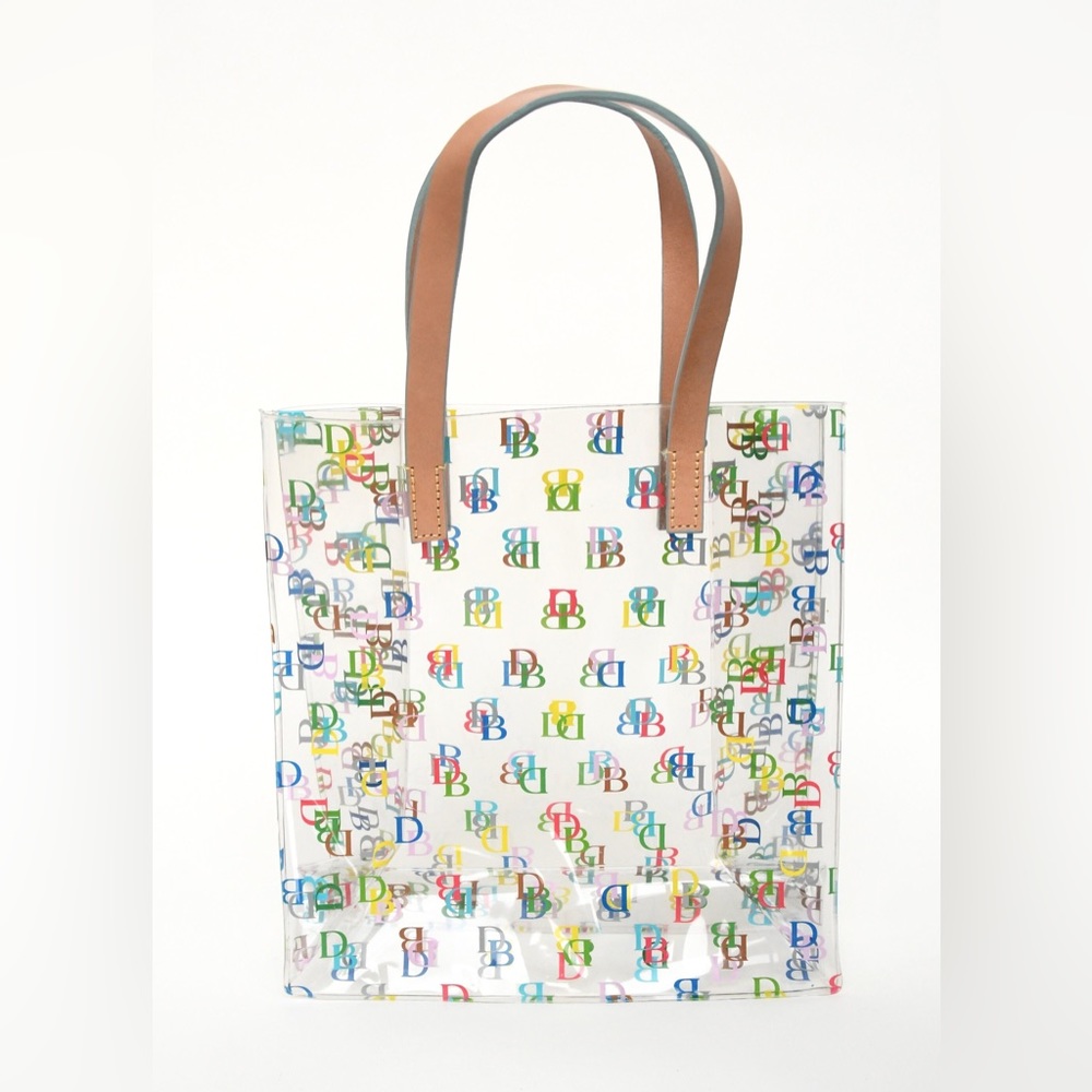 Dooney & Bourke Clear Plastic Monogramed Tote